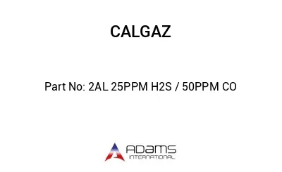 2AL 25PPM H2S / 50PPM CO