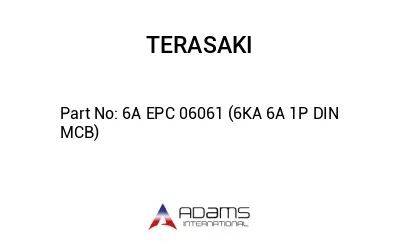 6A EPC 06061 (6KA 6A 1P DIN MCB)