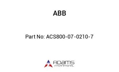 ACS800-07-0210-7