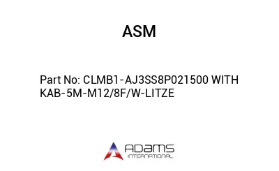 CLMB1-AJ3SS8P021500 WITH KAB-5M-M12/8F/W-LITZE