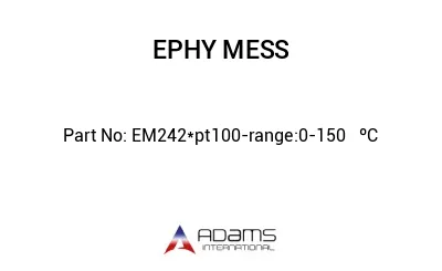 EM242*pt100-range:0-150   ºC