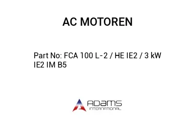 FCA 100 L-2 / HE IE2 / 3 kW IE2 IM B5