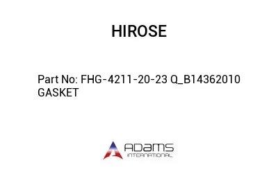 FHG-4211-20-23 Q_B14362010 GASKET