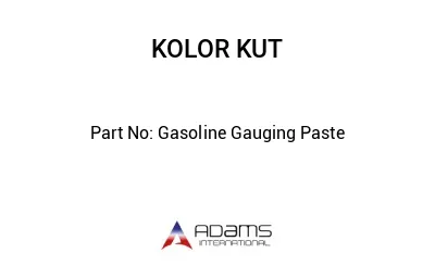 Gasoline Gauging Paste