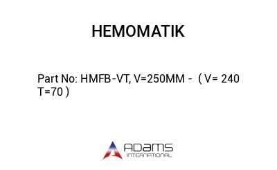 HMFB-VT, V=250MM -  ( V= 240  T=70 )