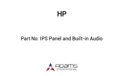 IPS Panel and Built-in Audio