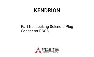 Locking Solenoid Plug Connector RSG6