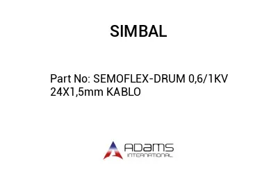 SEMOFLEX-DRUM 0,6/1KV 24X1,5mm KABLO