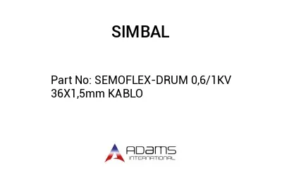 SEMOFLEX-DRUM 0,6/1KV 36X1,5mm KABLO