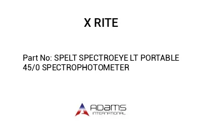 SPELT SPECTROEYE LT PORTABLE 45/0 SPECTROPHOTOMETER